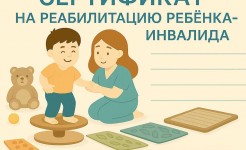 ЭЛЕКТРОННЫЙ СЕРТИФИКАТ НА РЕАБИЛИТАЦИЮ РЕБЕНКА-ИНВАЛИДА